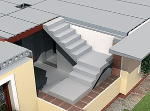 betonové schodiště